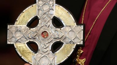 Pope gifts fragments linked to Jesus's crucifixion to King Charles for his coronation cross