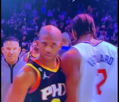 Chris Paul and Kawhi Leonard bumping shoulders had NBA fans overreacting