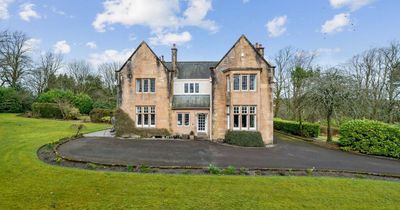 Handsome Glasgow house packed with period features and 2 acre garden on market for £750,000