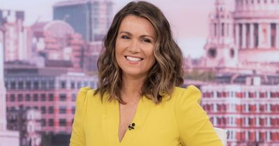 Susanna Reid goes make-up free as she poses alongside rarely seen dad on family outing