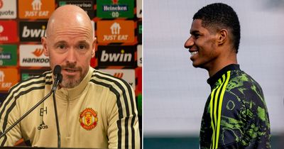 Erik ten Hag provides Marcus Rashford update as Man Utd await final Europa League test