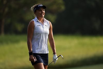 Chevron: Lexi Thompson, making just second LPGA start of 2023, comes into first major with wrist pain after grinding too much at home