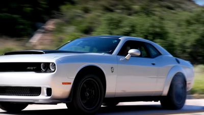 Watch Jay Leno Smoke Some Rubber In The Dodge Challenger SRT Demon 170