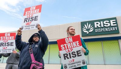 Weed workers walk: Rise marijuana dispensary employees in Niles, Joliet go on strike