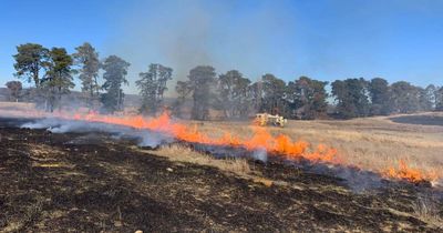 Cool weather ideal as three small burns lit around ACT