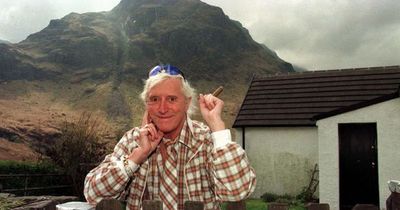 Jimmy Savile's Scottish house of horrors stripped bare by 'trophy hunters' as demolition stalled
