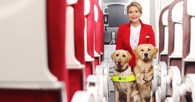 Virgin Atlantic learns how to support visually impaired passengers - thanks to Guide Dogs