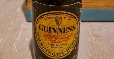 Man finds 50-year-old bottle of Guinness sealed with a cork in mother's cupboard