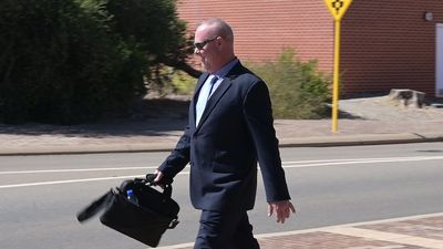 Former Geraldton police officer Mark Kevin Swain pleads not guilty to child abuse charges