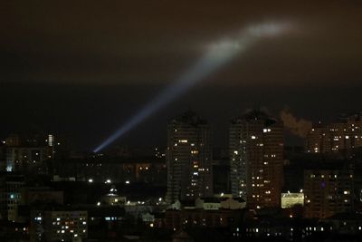 Confusion reigns over flash in skies above Kyiv