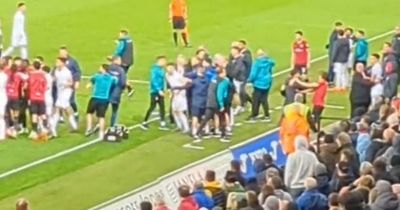 Fan video footage shows moment Swansea City v Preston descended into chaos