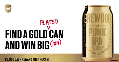 Brewdog brings back its gold can contest after £500,000 mistake