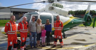 Cyclist airlifted to hospital after hitting pothole in Northumberland thanks air ambulance service