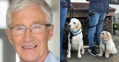 Heartbreaking scenes at Paul O'Grady's funeral as Battersea dogs form guard of honour