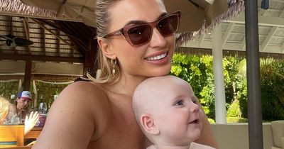 Billie Faiers' 'nightmare' Maldives flight as she's forced to hold baby for 12 hours