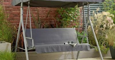 Argos slash 20% off garden furniture as shoppers snap up 3-seater swing for £60