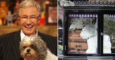 Paul O'Grady funeral sees tear-jerking tribute to beloved dog Buster next to coffin