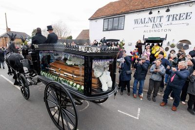 Final farewell to Paul O’Grady as presenter is laid to rest in Kent