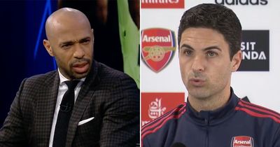 Mikel Arteta responds to Thierry Henry's concerns over Arsenal's title challenge