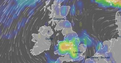 Huge wall of rain and snow flurry to halt UK's warm weather burst this weekend