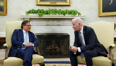 Colombian President Petro meets Biden in Washington, DC