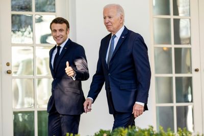 Biden, Macron talk to ease tensions after French leader's China trip