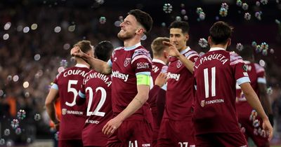 Declan Rice on course for perfect parting gift as West Ham storm into Euro semi-final