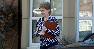 Nicola Sturgeon seen leaving home after husband Peter Murrell spotted for first time since arrest amid SNP finance probe