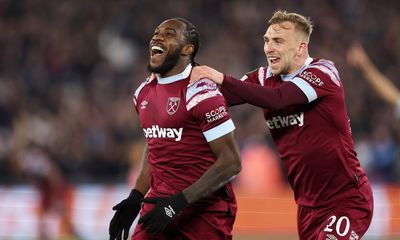 Antonio double and Rice run lead West Ham past Gent and into semi-finals