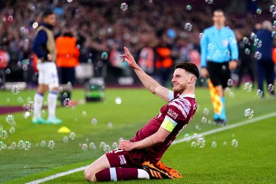 David Moyes hails Declan Rice’s ‘Roy of the Rovers’ goal in West Ham win