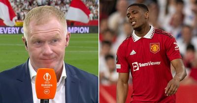 Paul Scholes issues ultimate Anthony Martial criticism with worrying Man Utd observation