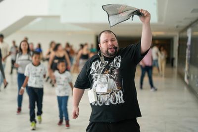 Autistic soccer fans can watch in comfort in Brazil stadiums