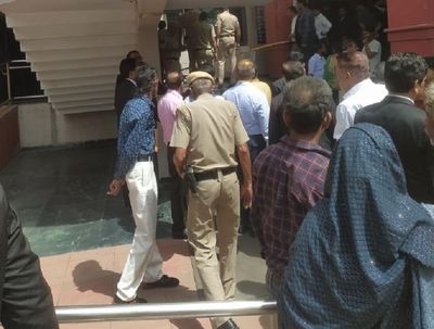 Woman shot at in Delhi' Saket court, rushed to hospital