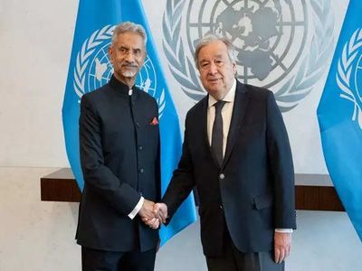 EAM Jaishankar discusses Sudan situation with UN chief Guterres