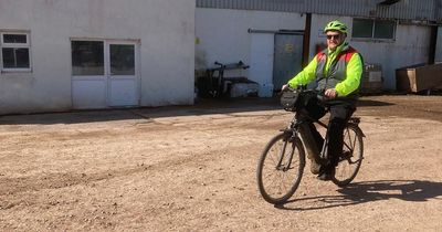 Dumfries and Galloway dairy farmer getting on his bike for charity