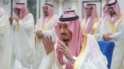 King Salman Performs Eid Al-Fitr Prayer at Al-Salam Palace in Jeddah