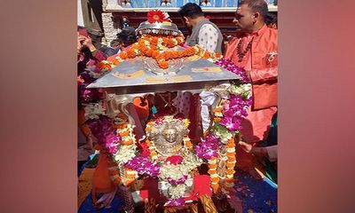 Uttarakhand: Baba Kedarnath's Panchmukhi Utsav Doli departs from Ukhimath