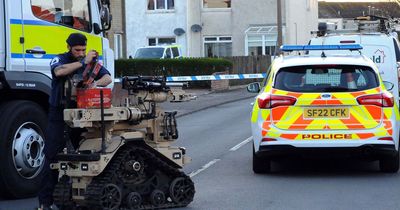 Bomb disposal unit carry out 'controlled explosion' on 'grenade' found in Ayrshire shed