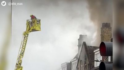 Cricklewood fire: 70 firefighters tackle huge blaze at flats above shop