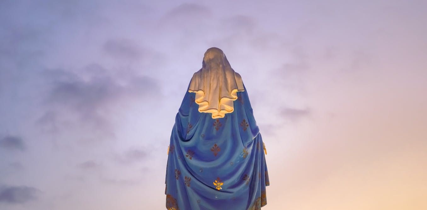 What's going on when the Virgin Mary appears and…