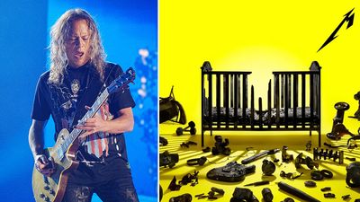 Kirk Hammett reveals the truth about that burned guitar on Metallica’s 72 Seasons album cover
