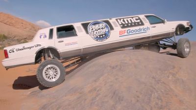 See A Monster Limo Rock-Crawl Its Way To Success At Moab