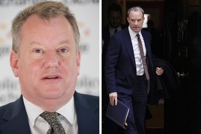 Tory peer in 'devo reverse' and 'aggressive' Dominic Raab