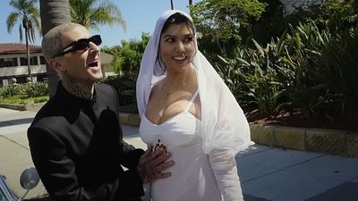 Blink-182's Travis Barker and Kourtney Kardashian reveal the Pink Floyd song they fell in love to