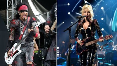 Nikki Sixx “played his butt off” on Dolly Parton’s upcoming rock album