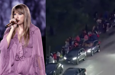 Viral video shows ‘wild’ line for Taylor Swift’s Eras tour merchandise