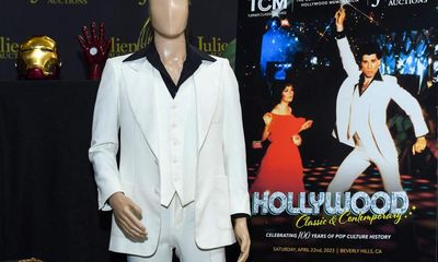 John Travolta’s Saturday Night Fever suit up for sale – with ‘authentic’ sweat marks