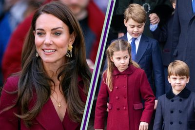 Kate Middleton shares rare unseen photograph of George, Charlotte and Louis with the Queen and it's so special