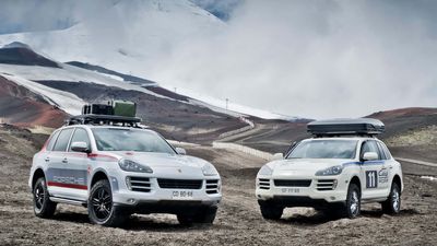 Porsche Takes Classic Cayennes On Picture-Perfect Road Trip To Patagonia