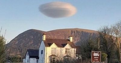 Mystery 'UFO' spotted over North Wales mountain turns out to be rare weather phenomenon
